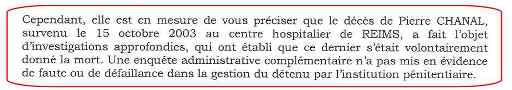 2me Extrait d'une lettre du Ministre de Juillet 2004